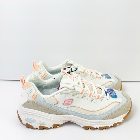SKECHERS WOMENS D'LITES LACE UP SNEAKERS SIZE US 10 BRAND NEW NO BOX - Picture 1 of 6